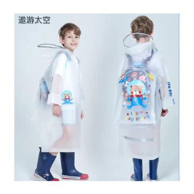 China New Pattern Eva Material Customized Service Colorful Cute Fairy Tale Children's Raincoat for sale