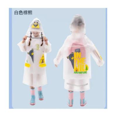 China High Quality Cute Most Popular All-season In Stock Fairy Tale Colorful Children's Raincoat for sale