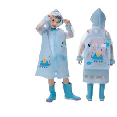 China Customized High Quality Logo Printing Colorful Fairy Tale Cute Hot Selling Best Children's Raincoat for sale