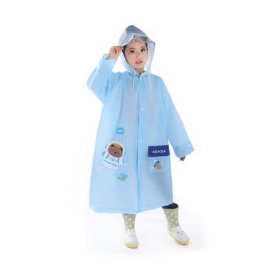 China Customized Raincoat Student Windproof Pvc Fashion Raincoat Poncho Environmental Raincoat Children for sale