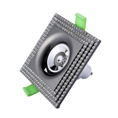 China Luxury style Spotlight GU10 MR16 LED recessed Spot light Housing Manufacturers gu10 frame for sale