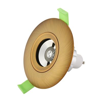 China Smiple style best quality recessed led ceiling light frame mr16 gu10 adjustable bulb fixture downlight for sale