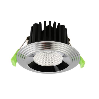 China Factory high anti-glare aluminum led downlight GU10 light fixture 10W adjustable MR16 recessed spotlight spot for sale