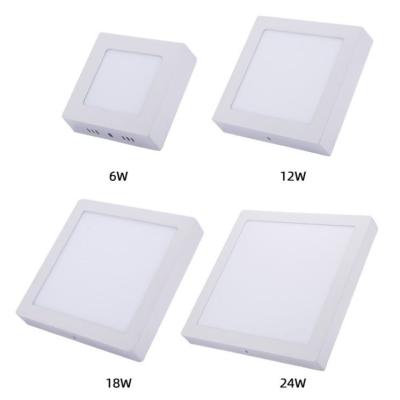 China 24W Aluminum Outdoor Panels 2680 Lumen Square Led Panel Light 24W Aluminum for sale