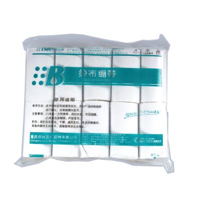 China Gauze Cotton Medical Dressing Medical 100% Surgical Bandage 100% Cotton Bandage for sale