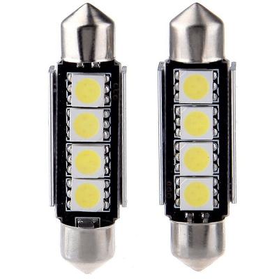 China Automobile Lamp 6000K 5050 Festoon 4SMD Bulb 31MM 36MM 39MM 41MM Car Led Dome Reading Light for sale