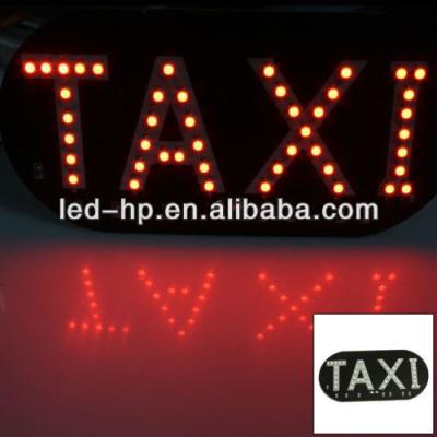 China Best Selling Waterproof Led Taxi Sign / Taxi Roof Light Circle / Square With Plastic Cover for sale