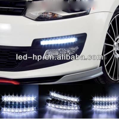 China Car Truck Led Head Lamp White 8 LED DRL Daytime Running Light Daytime Running Light for sale