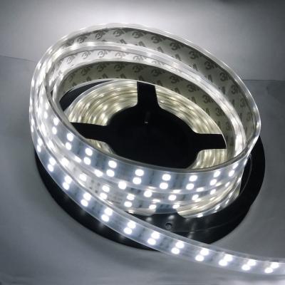 China PVC high voltage waterproof led strip light 110 230 240 127 220 volt 5050 60led/m 220v RGB led strip light for sale