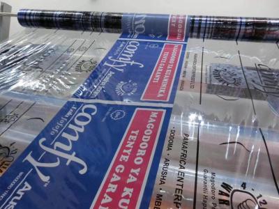 China Foshan china factory price super clear printing soft transparent flexible plastic moisture proof PVC wrapping film roll for sale