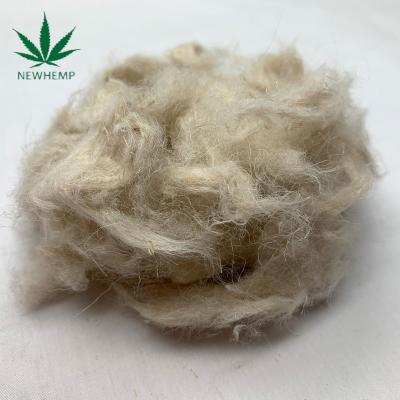 China Anti-Bacteria Semi-bleached Pure Hemp Fiber For Spinning Blend Dye Weaving Strong Durable Fibers for sale