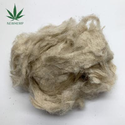 China Original Anti-bacteria Hemp Natural Pure Fiber Color Hemp Fibers For Spinning Blend Dye Weaving Customized for sale