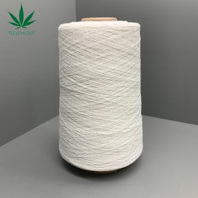 China 24NM 100%hemp sustainable yarn for weaving and knitting with high quality for sale