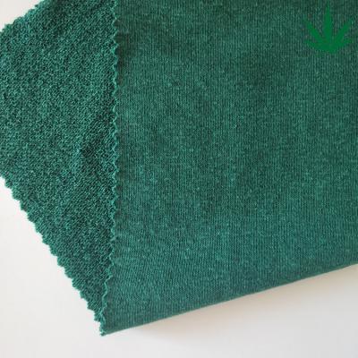 China Anti-Static Dupont Sorona Fabric 49%Hemp 40%Organic Cotton 11%Sorona Fleece Fabric for sale