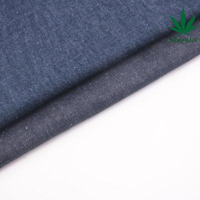 China 55% Breathable Natural Organic Hemp 45% Cotton Hemp Denim Fabric Wholesale for sale