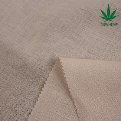 China Sustainable High Quality Pure Hemp Fabric For Garment for sale