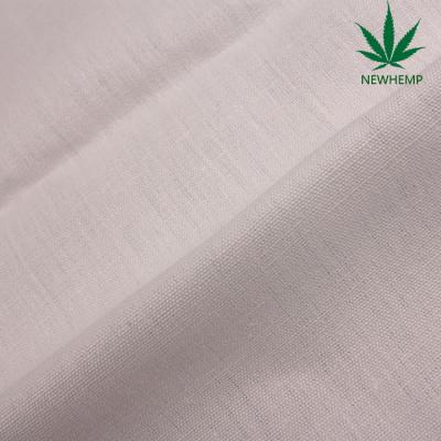 China 100% eco-friendly breathable hemp canvas from viable natural hemp in stock for sale