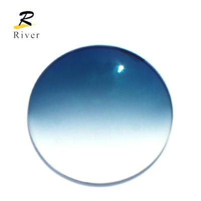 China Wholesale Single Vision Tint MR-8 AR Coating Gradient Optical Lenses 1.61 for sale