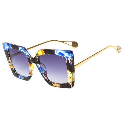 China European new fashion sunglasses 1916 fashion sunglasses and American women's large square sunglasses fashion border sunglasses wholesale for sale