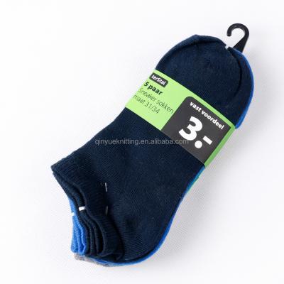 China Solid Color Breathable Cheap Mens Cotton Low Cut Socks for sale