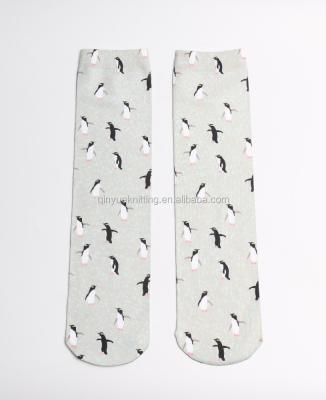 China Breathable Fashion 3D Screen Printed Socks for sale