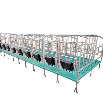 China Breeding Pregnant Sow Pig Farm Equipment Galvanized Sow Gestation Crate for sale