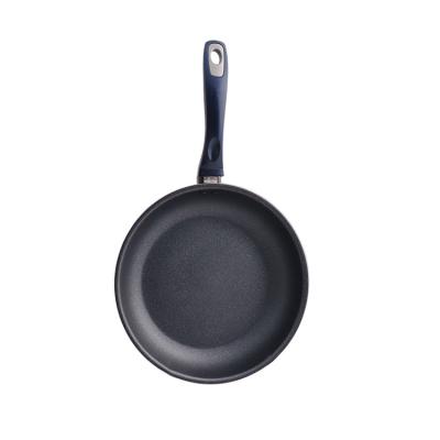 China Hot Selling High Quality Aluminum Pressed Frying Pan Viable Cooking Non Stick Mini Frying Pan for sale