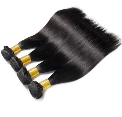 China 100g African Black Straight Hair Extensions 16 Deep Wave Fashion Human Hair Lace Wig Artificial Ladies Hair 18 20 22 24inch for sale