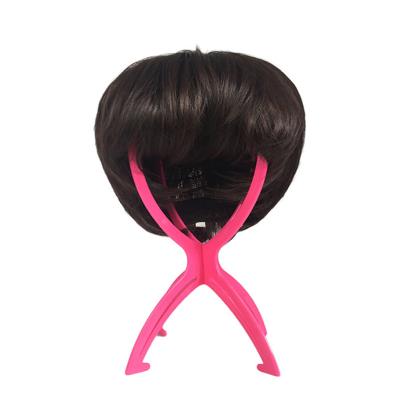 China Model Manufacturer Direct Sale Deep Wave Wigs Hat Bracket Plastic Holder Set Holder Receiving 34cm Portable Size for sale