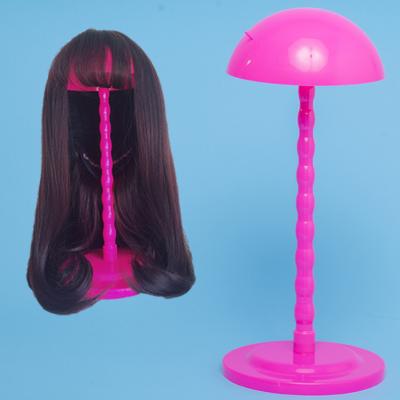 China Deep Wave Wig Hat Model And Plastic Manufacturer Direct Sale Hair Bracket Mushroom Stand Holder Receiving Portable 30cm for sale