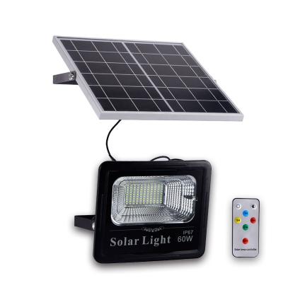 China high work efficiency > 21% IP65 20W 30W 60W 100W LED Flood Energy Saving Solar Outdoor Light for sale