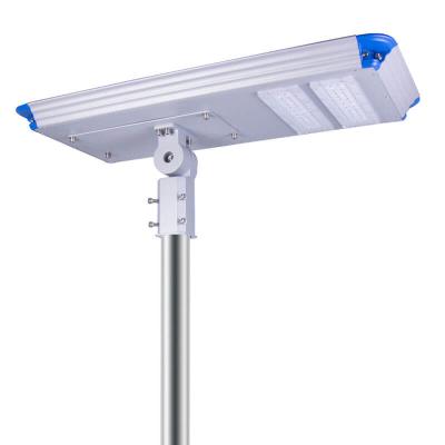 China 170LM/W 2021 New Design IP65 30W 30 Watt Integrated All In One Solar Street Light Price List for sale