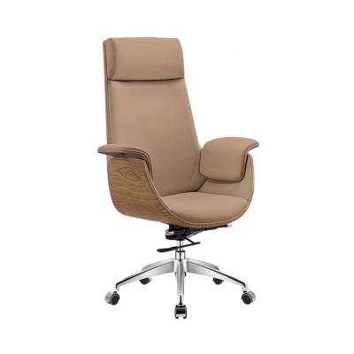 China Adjustable (height) Home Office Swivel Chairs in Synthetic Leather can be Adjustable height and rotation boss white swivel office chair for sale