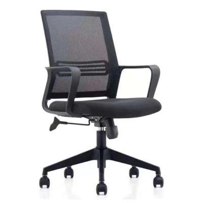 China Adjustable (height) Factory direct sale cheap modern comfortable swivel base mesh fabric plastic home office computer chair furniture for sale