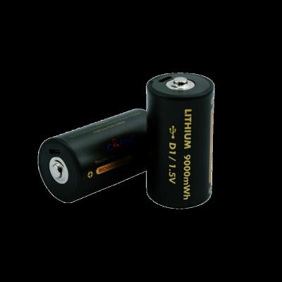 China Toys 1.5V Rechargeable Battery,9000mWh Li-ion  Battery with Type-C Charging  Port forToys,Flashlight,Water Heater for sale