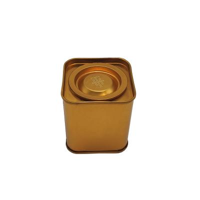 China Recyclable Materials Food Grade Tea Canister Candy Gift Metal Storage Packaging for sale