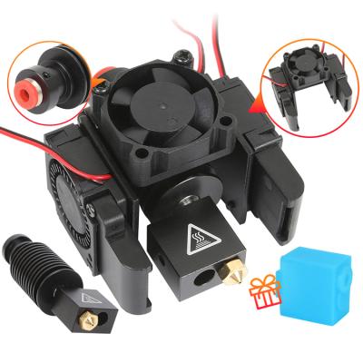 China Part E-3D V6 Hotend Kit All Metal Volcano Nozzle HotEnd Bowden Fan 12V/24V j-head 1.75mm 3D Printer Printing 3DSWAY 3D Printer Direct Bracket for sale