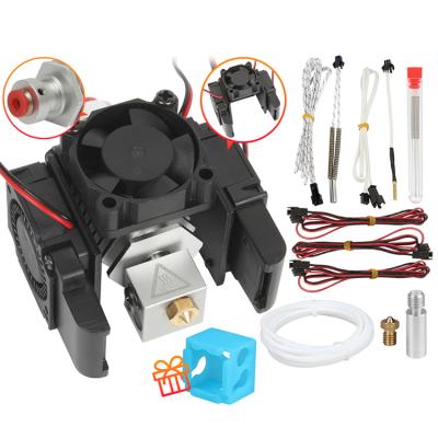 China 3D Printer Printing E-3D Printer V6 Direct Bracket PT100 Accessories 3DSWAY 3D Hotend Kit All Metal Remote Bowden Wade Extruder Volcano Cooling Fan for sale