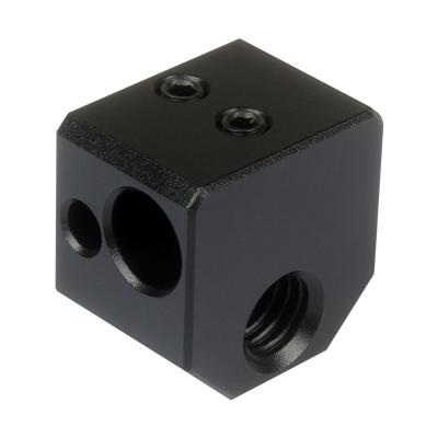 China Aluminum foil heater block is suitable for 3d hot end 3d printer aluminum hot tempered steel V6 nozzle for sale