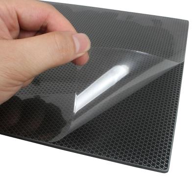 China 3D Printer Parts 3DSWAY 235*235 Bed Build Carbon Crystal Glass Platform Heated Bed Surface Tempered Hot Bed Ultrabase Ice for sale