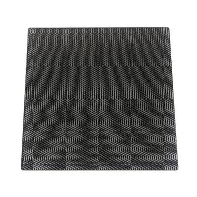 China 3D Printer Parts 3DSWAY 3D Printer Parts 310*310 Carbon Crystal Glass Platform Heated Bed Build Ultrabase Surface Tempered Glass for sale