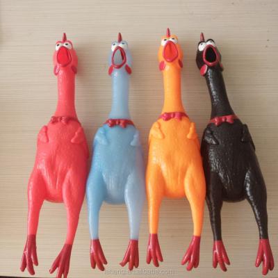 China Game Toy Best Selling Products 2019 In USA Squeeze Scream Chicken 6 Ages Kids Stress Animal Toys for sale