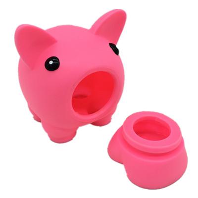 China With a sweet nose and voice sale hot pig shaped hard plastic cute pink pinggy bank for sale