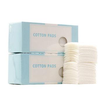 China Double Side Square Cosmetic Cotton Pads Organic Pure Cotton Daily Cleansing for sale