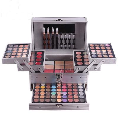 China Hot-selling MISS ROSE makeup eyeshadow palette sunscreen BIG makeup kit with aluminum cosmetic box eyeshadow case sets for sale