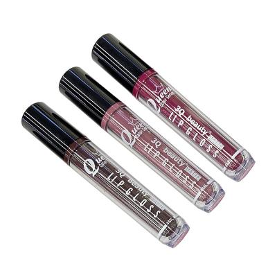 China Custom Wholesale Private Label Matte High Quality Pigment Waterproof Long Lasting Lip Gloss for sale