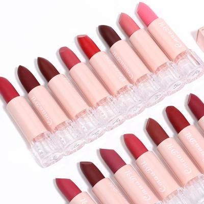 China Private Logo Custom Matte Moisturizing Wholesale Waterproof Lipstick High Quality OEM 15 Colors for sale