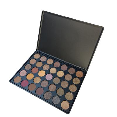 China High Waterproof Pigmented Long Lasting Cosmetic Eyeshadow Palette 35 Colors Product Eye Makeup Palette for sale