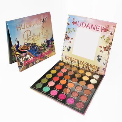 China OEM Waterproof Wholesale Factory High Quality Eyeshadow Palette Eye Make Up Brand Cosmetics 36 Colors for sale