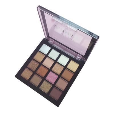 China Lasting Color Matte Makeup Eyeshadow Waterproof Eyeshadow Palette Eye Makeup 16 Shadow Eyeshadow Palette for sale